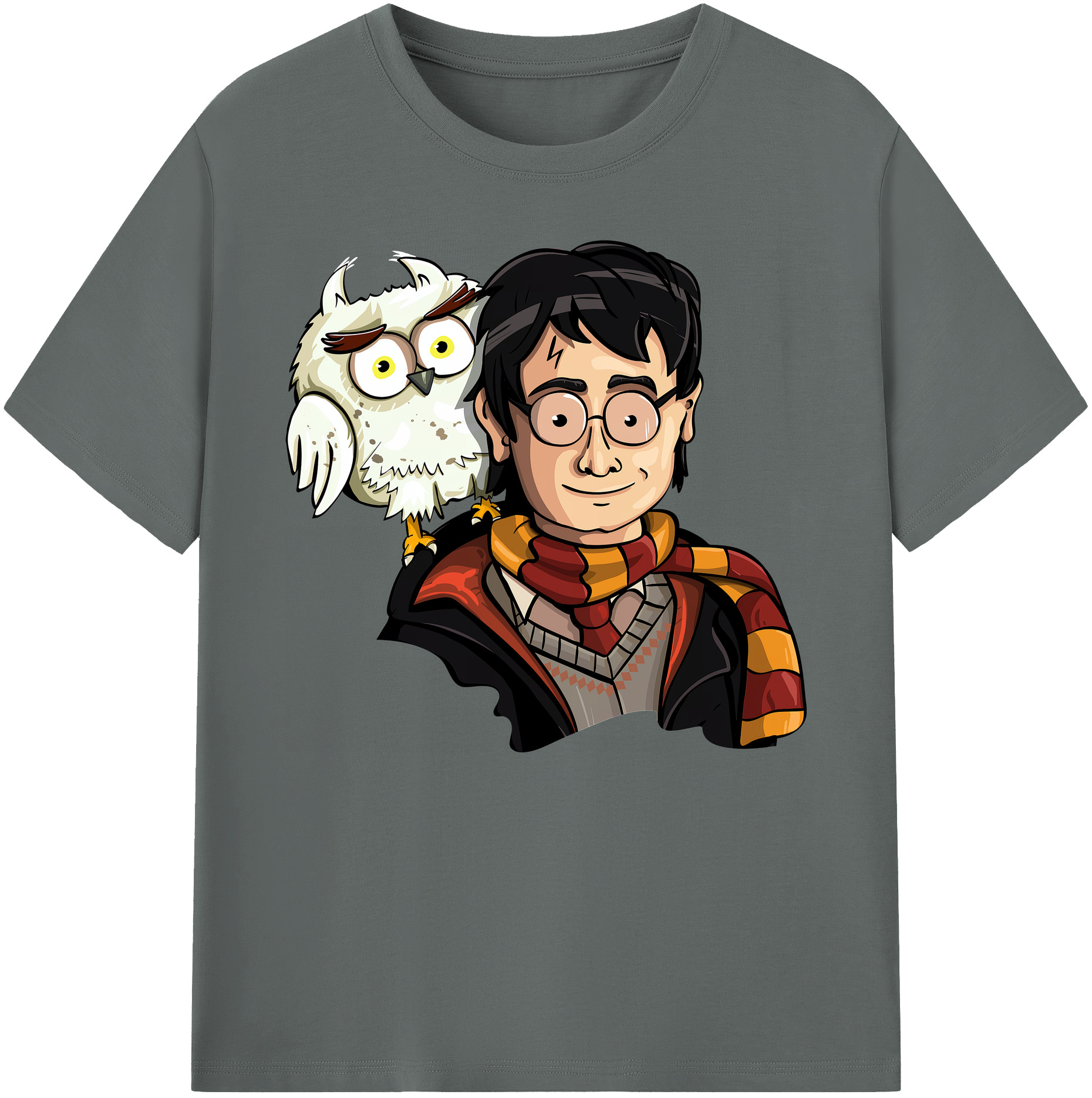 （画像用） Harry Potter ハリー・ポッターシリーズ 綿100％ メンズ半袖Tシャツ｜肌触りやわらか＆通気性